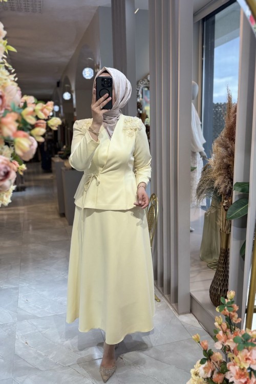 CENDY ETEKLİ TAKIM Sarı