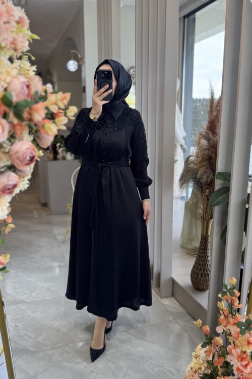 KETY ELBİSE 1845 ORHN Siyah