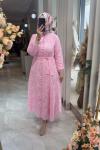 ESRA ELBİSE Pembe