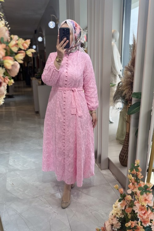 ESRA ELBİSE Pembe