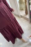 BERFİN ELBİSE Bordo