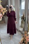 BERFİN ELBİSE Bordo