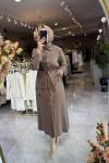 GÜNCE ELBİSE 3751 Vizon