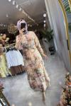 BUSE ELBİSE 3744 Lila
