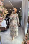 BUSE ELBİSE 3744 Tarçın