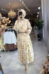 BUSE ELBİSE 3744 Bej