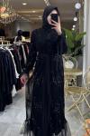 YAKUT ABAYA TAKIM ORHN 2623 Siyah