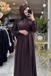 KETY ELBİSE 1845 ORHN Kahverengi