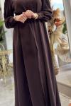 KETY ELBİSE 1845 ORHN Kahverengi