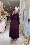 RANA ELBİSE  Bordo