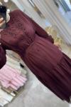 RANA ELBİSE  Bordo