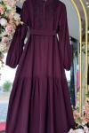 RANA ELBİSE  Bordo