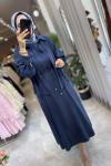 EFLİN ELBİSE GÖMLEK TAKIM 8693 Lacivert
