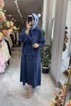 EFLİN ELBİSE GÖMLEK TAKIM 8693 Lacivert