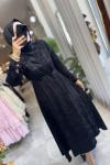 FLORA ELBİSE 1922 Siyah