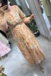 BUSE ELBİSE 3744 Kemik Pudra