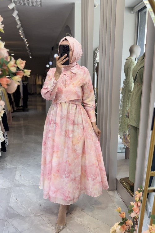 YONCA ELBİSE Pembe
