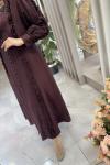 ECRİN ELBİSE Bordo