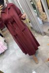 EFLİN ELBİSE GÖMLEK TAKIM 8693 Bordo