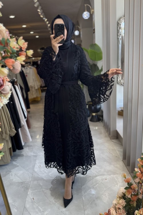 EYLÜL ABAYA TAKIM Siyah