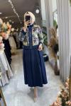 ORHAN PRİME TAKIM 3103 Lacivert Yaprak