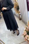 NPRİVE HÜDA ELBİSE 13323 Siyah