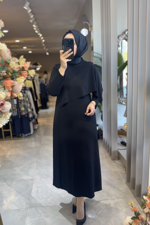 SELORA ELBİSE 906 Siyah