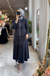 LİSS ETEKLİ TAKIM 7380  Lacivert