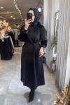 YELİZ ELBİSE 3765 Siyah
