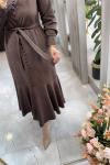 MISRA ELBİSE 3770 Acı Kahve