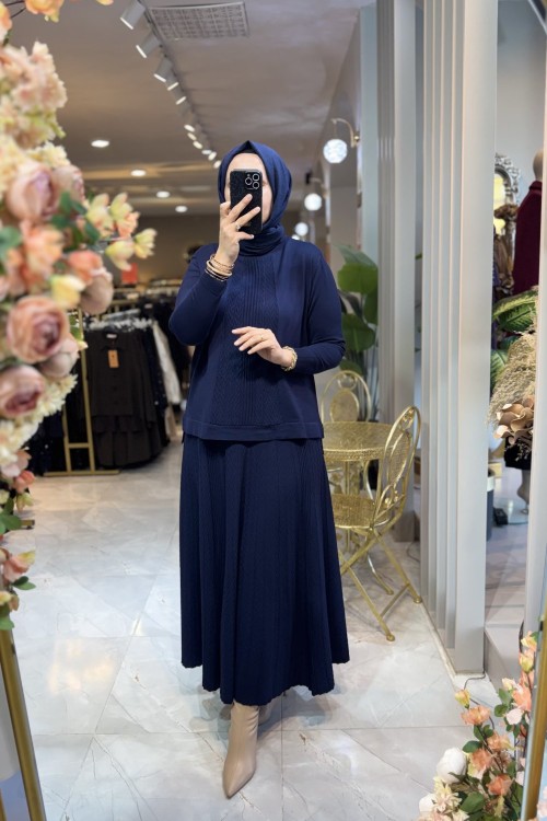 AYLİN MERSERİZE TAKIM 166 Lacivert