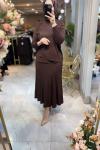 MAHPERİ MERSERİZE  TAKIM  7812 Kahverengi