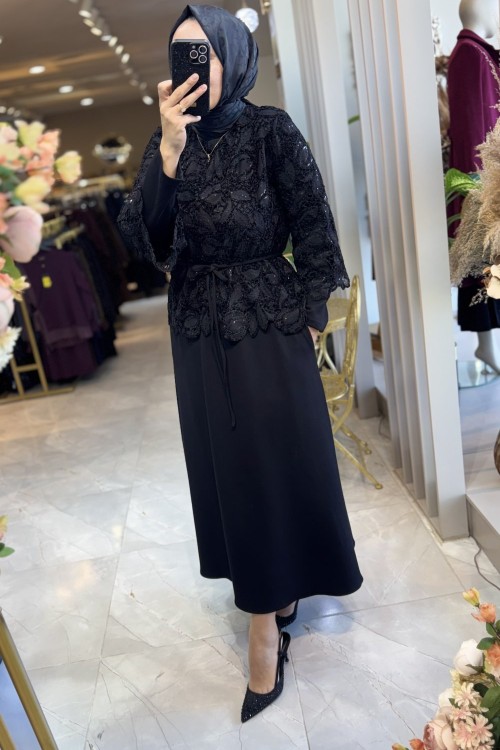 DRESS 2 Lİ TAKIM 7437 Siyah