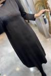 ARİANA MERSERİZE ELBİSE (910) Siyah