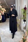 NİYOLE NERSERİZE HIRKA 7811 Siyah