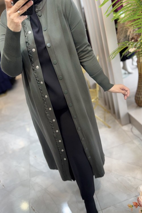 NİYOLE NERSERİZE HIRKA 7811 Yeşil