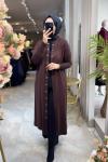 NİYOLE NERSERİZE HIRKA 7811 Acı Kahve