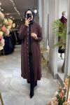 NİYOLE NERSERİZE HIRKA 7811 Acı Kahve