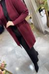 NPRİVE DÜĞME DETAY HIRKA 17091 Bordo