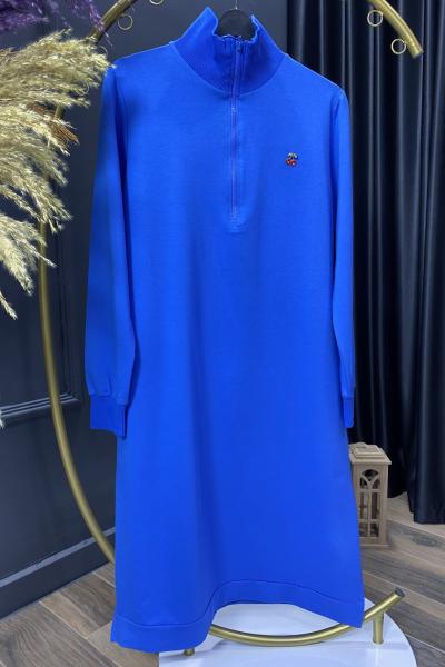 064-Kiraz tunik Mavi