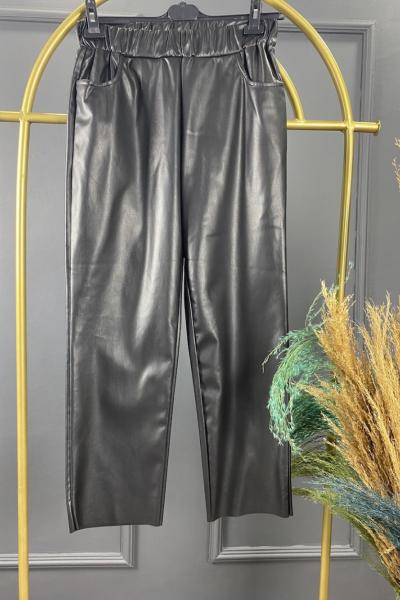 075-Deri pantolon  Siyah