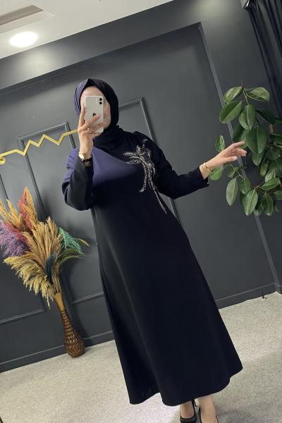 103-Efsun elbise Siyah