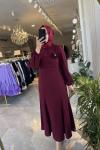 ADEN ELBİSE Bordo