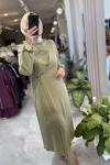 ARMİNE 25YT944 ELBİSE Çağla