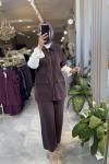 ARMİNE 25YT685 TAKIM Kahverengi
