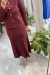 ARMİNE 25YTD6120 MERSERİZE TAKIM Bordo