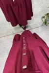 AYSU ELBİSE Bordo