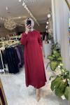 ECE ELBİSE  Bordo