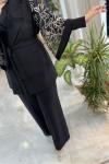 Gazella kimono takım  Siyah