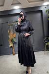 Kamelya elbise  Siyah